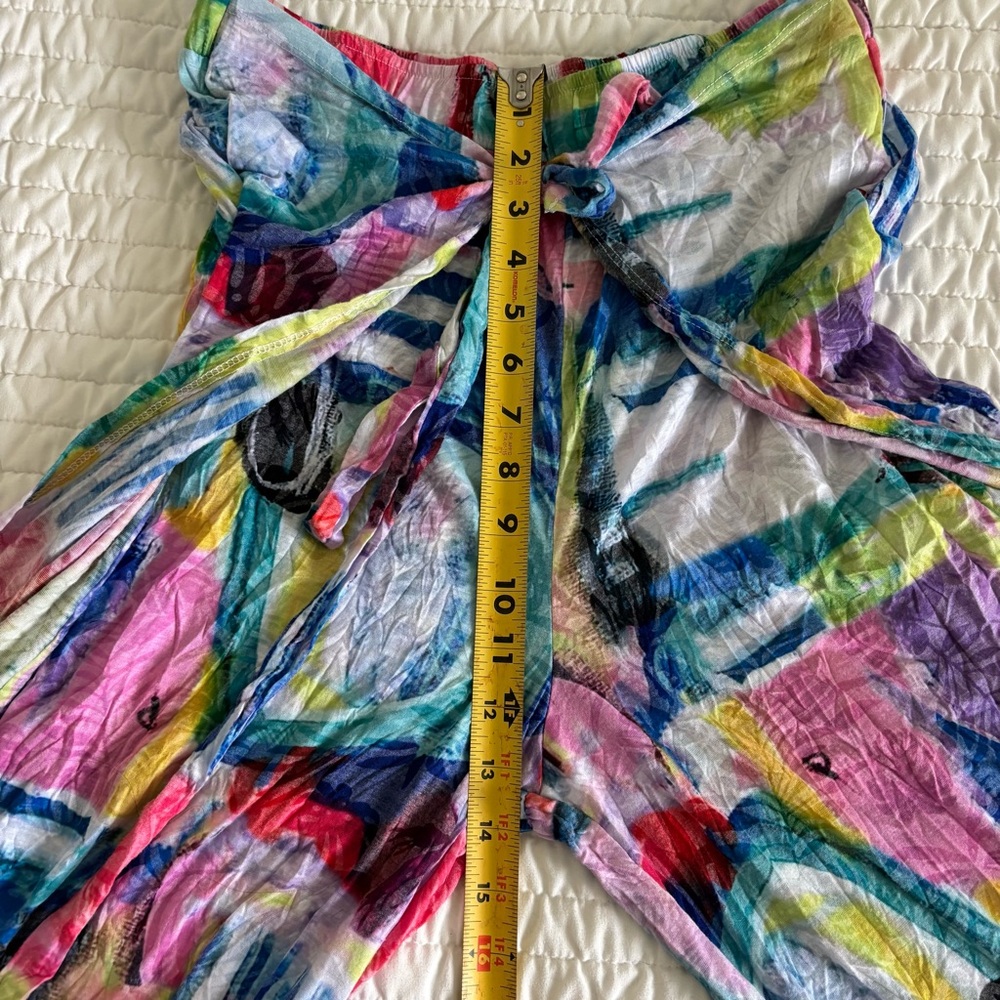 Vibrant Multicolor Wide Leg Jumpsuit - Picture 9 of 16